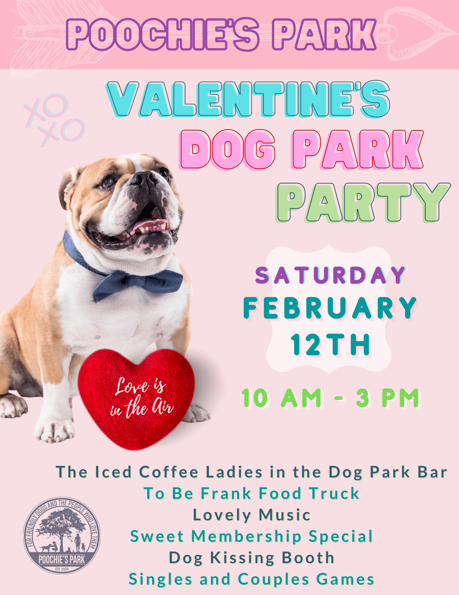 Valentine's Dog Park Party 2022