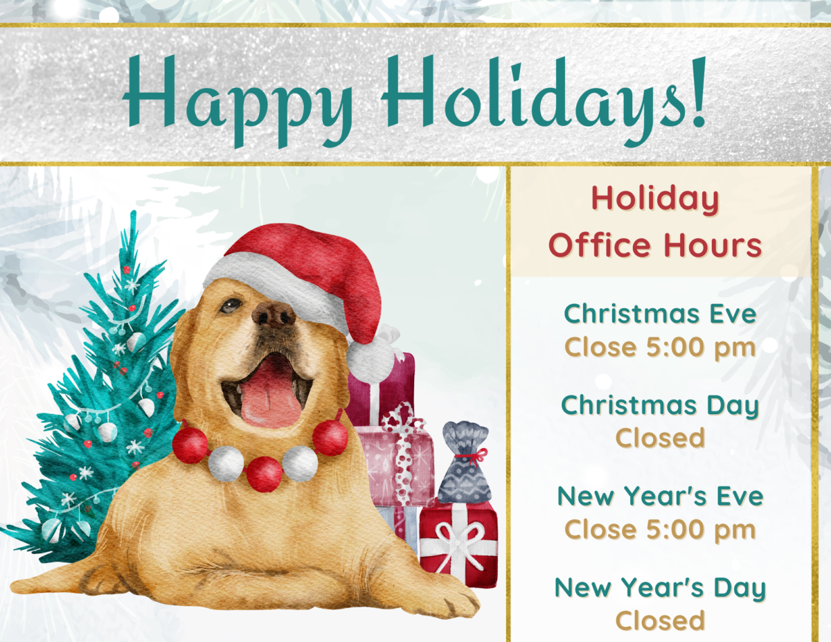 Holidays Office Hours Poochies